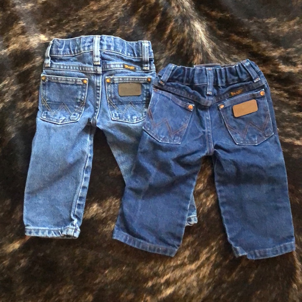 Bundle of Toddler Wrangler Jeans